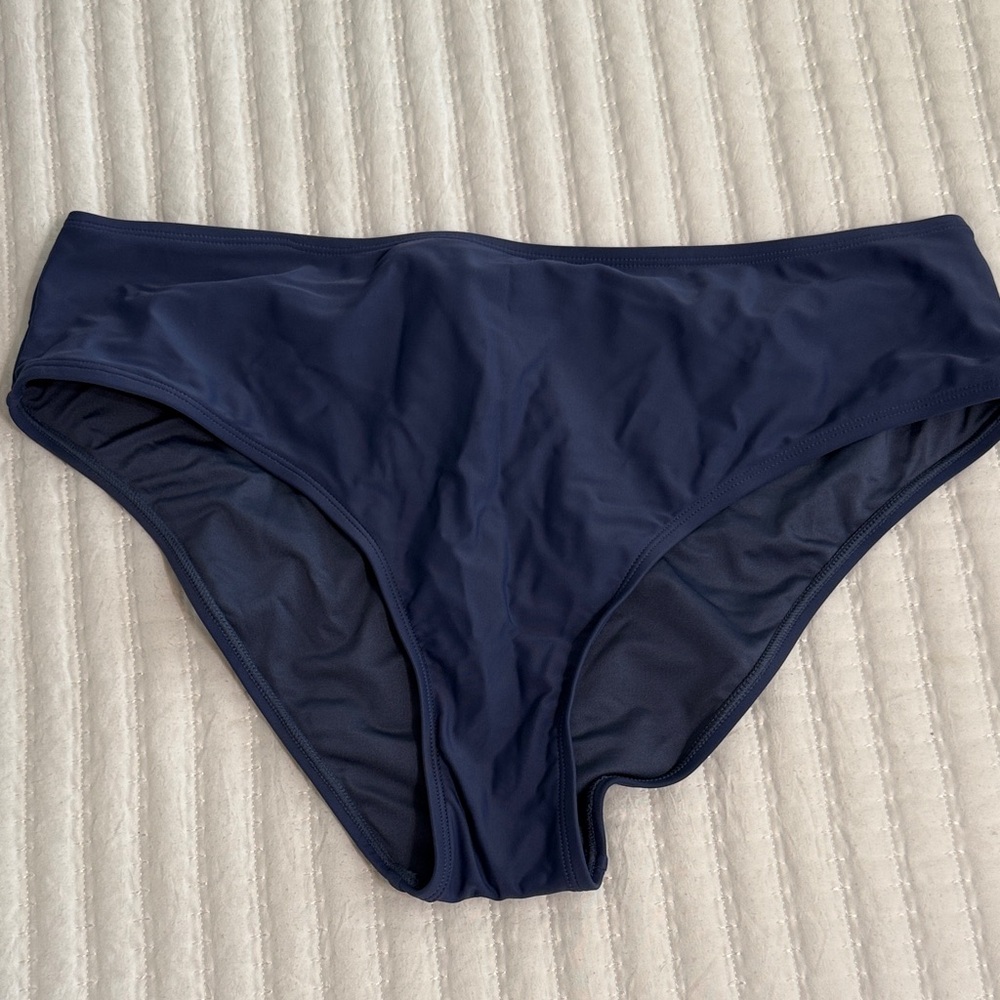 Cupshe Deep Blue Bikini Bottom